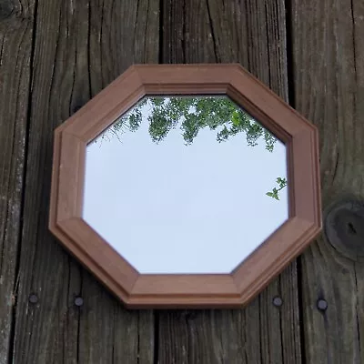 Vintage Wooden Octagon Mirror Home Interiors 11  • $24.49