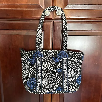 Vera Bradley Little Mandy Shoulder Handbag In Canterbury Cobalt Pattern • $20