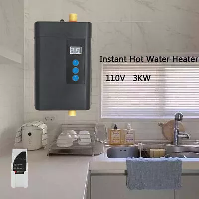 Mini Instant Electric Tankless Hot Water Heater Kitchen Bathroom Sink Tap Under • $63.78