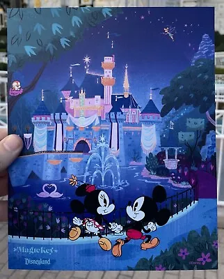 Exclusive Print Poster Mickey Minnie Mouse Castle Magic Key Disneyland FREE SHIP • $15.50