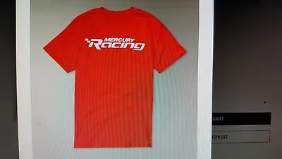 Mercury Outboard Parts  Mercury Racing  Red  L   Large T-shirt • $19.95