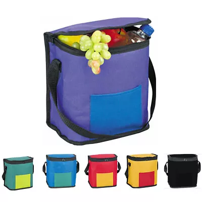 Large 6.5L Cooler Cool Bag Box Picnic Camping Food Drink Festival Shopping Ice • £3.99