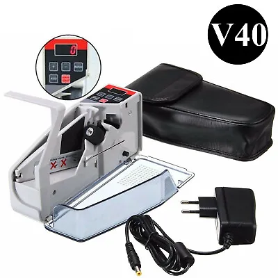 Money Counter Machine Currency Cash Bank Counterfeit Detector Cash Counting • $37.05