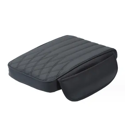 Car Armrest Cushion Center Console Box Cover With Phone Holder Organizer Pocket • $22.40