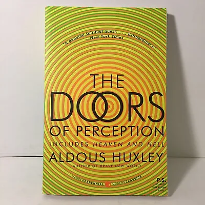 The Doors Of Perception And Heaven And Hell By Aldous Huxley Book Paperback • $17.82