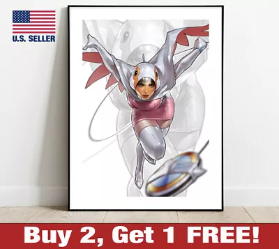 Gatchaman Jun The Swan Poster 18  X 24  Print Battle Of Planets Retro 70s 80s 1 • $13.48