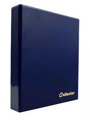 BLUE Banknote Album Folder Book 15 Banknotes Pages Sleeves BIG CAPACITY • £20.49