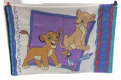 The Lion King Twin Sheet Set Top Fitted Pillow Case Vintage Disney Bedding • $28.03