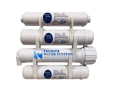 Premier Portable Reverse Osmosis Water Filter System 4 Stage 75 GPD Mega XL Size • $95