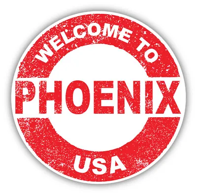 Phoenix USA Grunge Vinyl Sticker Decal • $2.75