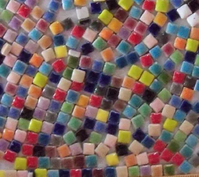 Tiny Ceramic Assorted Mix Mosaic Tiles - 5 Mm Size - 2 Oz Bag /400 Ct +/- Tiles  • $7.95