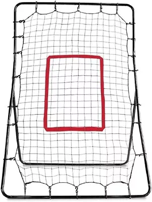 PitchBack Baseball Softball Pitching Net And Rebounder Kicks Back Balls Strike. • $41