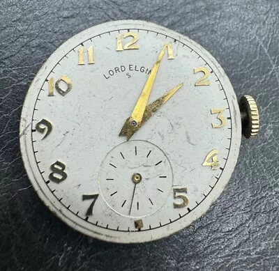 Vintage 1951 ELGIN 556 8/0S 21J Wrist WATCH MOVEMENT- For Repair • $30