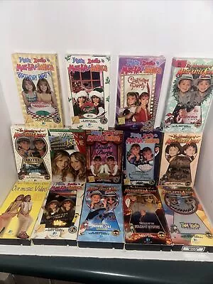 LOT OF 14 Mary Kate And Ashley Olsen VHS Movie Tapes - 1990's • $45.99
