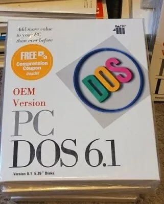 IBM MS-DOS 6.22 Plus Enhanced Tools Installer Floppy Disks 5.25  1.2MB NEW SEAL • $19.99