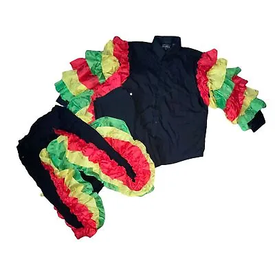 Handmade Matador Costume Mens 36 Bullfighter Halloween Outfit Shirt Pants Cape • $55.99