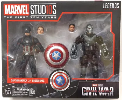 Captain America Crossbones Marvel Studios First Ten Years Marvel Legends Hasbro • $60