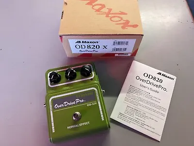 Maxon OD-820 Overdrive Pro Overdrive Guitar Effect Pedal • $199.99