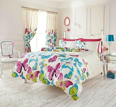 £15.62 • Buy PRINTED Duvet Cover Sets Single Double King Size Reversible Bedding Quilt Covers