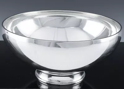 V.FINE TIFFANY & Co MAKERS MID CENTURY MODERN STERLING SILVER CENTERPIECE BOWL • $510