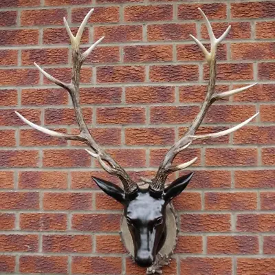£99.99 • Buy Stag Head Wall Mounted Large Reindeer Deer Head Sculpture Statue Home Décor New
