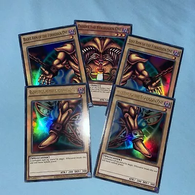 YuGiOh - Exodia The Forbidden One Complete Set - YGLD-ENA17-21 - Ultra Rare • £24.99