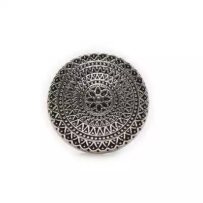 5pcs Round Retro Metal Shank Buttons Coat Clothing Sewing Replace Decor 15-25mm • $3.99