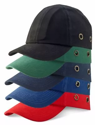 B-BRAND Safety Baseball Cap Standard Peak Bump Hard Hat Vent Lightweight EN812 • £11.25