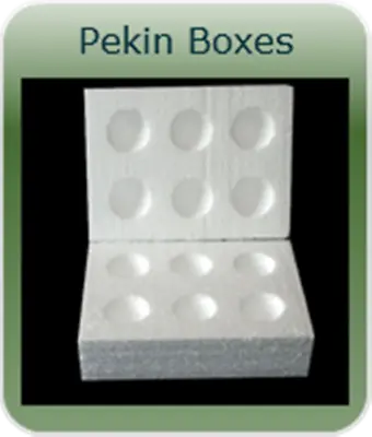 £150 • Buy 135 X 6 Hole Pekin Polystyrene Egg Boxes Hatching/incubation Chicken