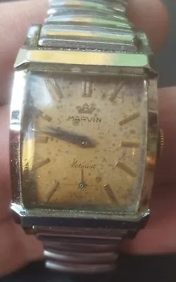 £1295.41 • Buy Marvin Motorist Watch Inox Vintage Swiss Made Years' 50 Working