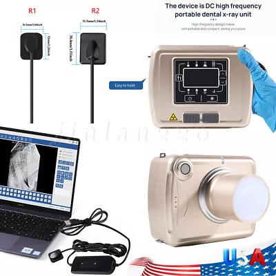 Dental Xray Digital Imaging System Unit Xray Machine/RVG X-Ray Sensor Size 1/1.5 • $1397