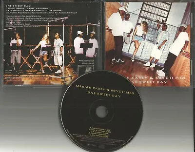 MARIAH CAREY & BOYZ II MEN One Sweet Day W/ 2 ACAPPELLA & REMIX PROMO CD Single • $34.99