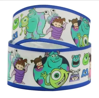 1.5 INCH 38mm GROSGRAIN RIBBON For Hair Bows 1106729 Monsters Inc. • $1.62