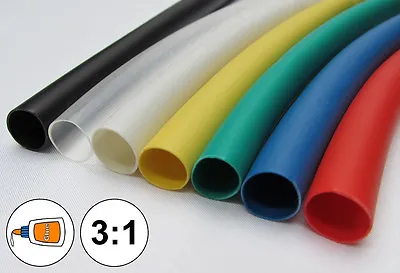 1 Foot Heat Shrink Tube Lot 3:1 Adhesive Glue Dual Wall Marine/to 12 Inch • $15.57