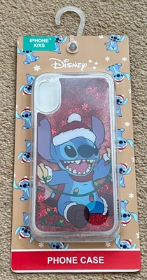 £8.95 • Buy Disney Lilo And Stitch Christmas Xmas Liquid Glitter IPhone X/XS Cover Case