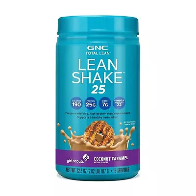 GNC Total Lean® Lean Shake™ 25 Girl Scout - Coconut 2.02 Pound (Pack Of 1)  • $52.99