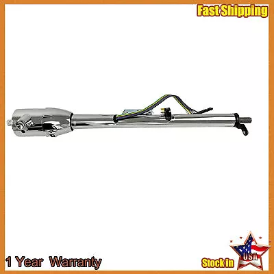 33  Steering Column Tilt Automatic Shift With Key Chrome Gm Style • $221.56