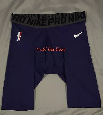 Nike Pro DRI FIT NBA Compression Brief Shorts Tights Purple MEDIUM • $29.99