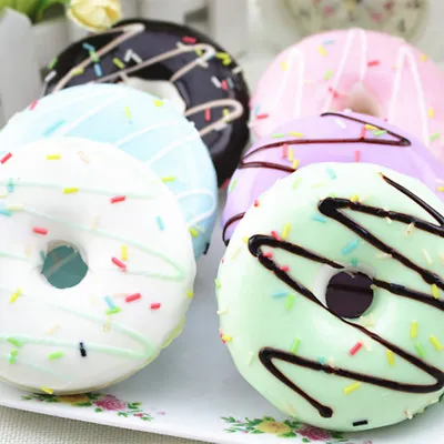$7.47 • Buy Squishy Squeeze Stress Reliever Soft Colourful Doughnut Scented Rising Toys
