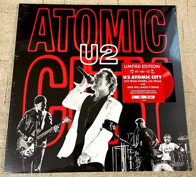 U2 RSD 2024 Atomic City 10  Red Vinyl /3000 Live From Sphere Las Vegas New • $45