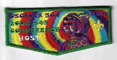 OA 564 Osceola 2008 54s Conference Host Flap GRN Bdr. Southwest Florida FL • $7.95