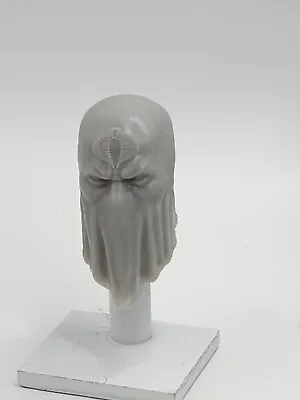 3d Printed HOODED COBRA COMMANDER HEAD 1:12 6  GI Joe Classified/Marvel Legends  • $6.99