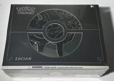 $65 • Buy Pokémon TCG Sword & Shield Elite Trainer Box Plus Zacian Brand New Sealed ETB