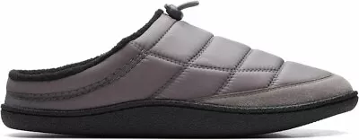 Clarks Pilton Mule Dark Grey Synthetic Men's Slipper Size UK 9 G • £22.95