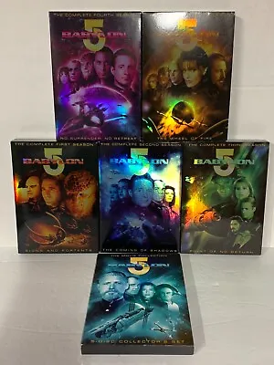 $49.95 • Buy Babylon 5 Complete Series DVDs Seasons 1 2 3 4 5 + The Movie Collection Set Lot 