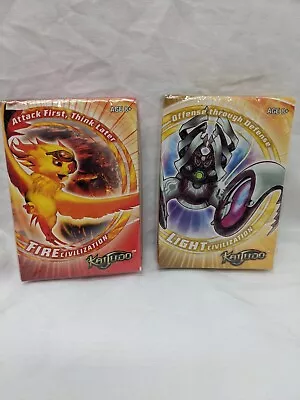 Lot Of (2) Kaijudo Fire And Light 40 Card Decks Sealed • $32.39