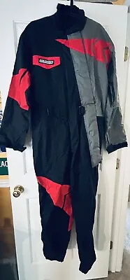 FieldSheer  Reflex  Black-Red-Gray  Motorcycle Rain Suit - Size Small   - EUC! • $24.99