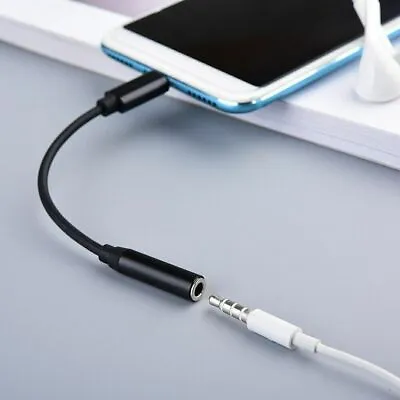 USB Type C To 3.5mm Aux Headphone Earphone Jack Adapter Dongle For Samsung UK • £3.29