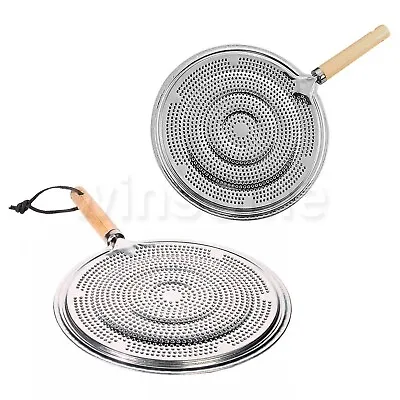 2 X Simmer Ring Heat Diffuser 21cm Electric Gas Stove Pan Tagine Mat Cooker Hob • £5.18