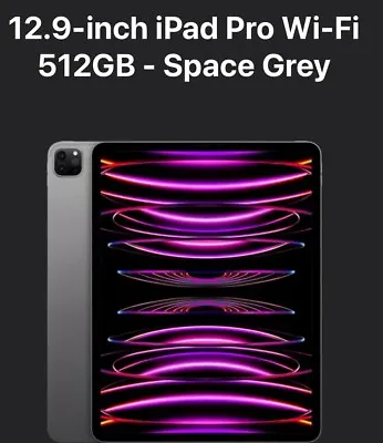 Apple IPad Pro 512GB Wi-Fi 12.9” Space Grey Inc Magic Keyboard And Pencil ✨⌨️✏️✨ • £1150